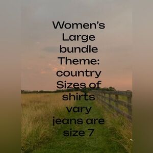 Women’s large clothing bundle